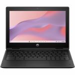 HP Fortis Flip G1m 11.6in Touchscreen Convertible 2 in 1 Chromebook - HD - 60 Hz - Octa-core (ARM Cortex A76 + Cortex A55) - 4 GB - 32 GB Flash Memory - English Keyboard - Jet Black - M