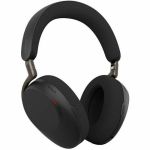Jabra Evolve3 85 Headset - Microsoft Teams Certification - Stereo - Mini-phone (3.5mm) - Wired/Wireless - Bluetooth - 100 ft - 35 Ohm - 20 Hz to 20 kHz - Over-the-ear  Over-the-head - B