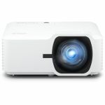 ViewSonic LSD400HD-ST 4000 Lumens 1080p DLP Laser Projector with H/V Keystone  4 Corner Adjustment  360 Degree Projection  HDR/HLG Support  HDMI  and USB A Inputs - 1920 x 1080 - Front