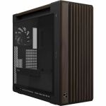 Asus ProArt PA602 Wood Edition Modern Black - Tempered Glass Panel - Mid-tower - Black - Walnut Wood  Tempered Glass - 8 x Bay - 1 x 140mm  2 x 200mm Fan(s) Installed - Mini DTX  Mini I