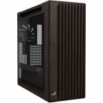 Asus ProArt PA602 Wood Edition Retro Brown - Tempered Glass Panel - Mid-tower - Brown - Tempered Glass  Wood  Walnut Wood - 8 x Bay - 1 x 140mm  2 x 200mm Fan(s) Installed - Mini DTX  M