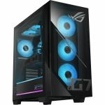 Asus ROG GM700 GM700TZ-PB564 Gaming Desktop Computer - AMD Ryzen 5 8400F - 16 GB - 1 TB PCI Express NVMe 4.0 SSD - Black - AMD B650 Chip - Windows 11 Home - AMD Radeon RX 9060 XT PRIME