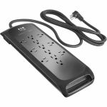 Tripp Lite series Protect It! TLP128DB 12-Outlets Surge Suppressor/Protector - Household Electronic  Computer  Printer  Stereo System  Lamp & Lighting  Workstation  Home Theater System