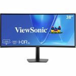ViewSonic VG3820C 38 Inch 21:9 WQHD IPS Curved Monitor with 96W USB-C  KVM  PIP/PBP  Advanced Ergonomics  HDMI  and DP Inputs for Home and Office - 37.5in Viewable - In-plane Switching