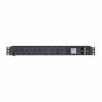 CyberPower PDU41001G Single Phase 100 - 120 VAC 15A Switched - 8 Outlets  12 ft  NEMA 5-15P  Horizontal  1U  SNMP  LCD  3YR Warranty
