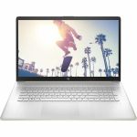 HP 17-cp2000 17-cp2713nr 17.3in Notebook - HD+ - AMD Athlon Gold Athlon 7000 Series 7220U - 8 GB - 256 GB SSD - Natural Silver  Winter Lavender - AMD Chip - 1600 x 900 - Windows 11 Home