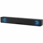 Supersonic SC-1423SB 2.0 Portable Bluetooth Sound Bar Speaker - 10 W RMS - Siri  Google Assistant Supported - Black - 200 Hz to 20 kHz - Battery Rechargeable - HDMI