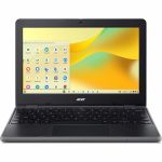 Acer Chromebook 511 C737T C737T-C1R9 11.6in Touchscreen Clamshell Chromebook - HD - 60 Hz - Intel N-Series N150 - 8 GB - 64 GB Flash Memory - English (US) Keyboard - Black - Intel Chip