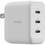 Kensington 70W AC Adapter - 70 W - 6.60 ft Cable - 120 V AC  230 V AC Input - 5 V DC  9 V DC  15 V DC  20 V DC Output - 3.50 A - White - 1