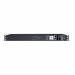 CyberPower PDU44001G Single Phase 100 - 120 VAC 15A Switched ATS - 10 Outlets  10 ft  2 x NEMA 5-15P  Horizontal  1U  SNMP  LCD  3YR Warranty