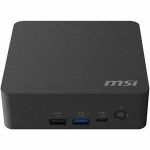 MSI Cubi NUC AI+ Cubi NUC AI+ 3MG-007BUS Barebone System - Mini PC - Intel Core Ultra 7 355 Octa-core (8 Core) - Intel Chip - 192 GB DDR5 SDRAM Maximum RAM Support - 2 Total Memory Slot