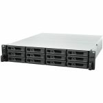 Synology RackStation RS2423RP+II SAN/NAS Storage System - 1 x AMD Ryzen V1780B Quad-core (4 Core) 3.35 GHz - 12 x HDD Supported - 12 x SSD Supported - 8 GB RAM DDR4 SDRAM - RAID Support