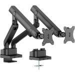 Dual 38in Mechanical Spring Monitor Arm Top Mount-Black  Up to 38in Monitor  Max Load up to 26.4 lbs each - Dual 38in Mechanical Spring Monitor Arm Top Mount-Black  Up to 38in Monitor