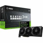 MSI G507T-16V3ZCB NVIDIA GeForce RTX 5070 Ti VENTUS 3X PZ OC BLACK Graphics Card 16GB GDDR7 PCI Express 5.0
