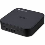Acer CXI6-C516GNA Chromebox - Intel Core 5 Series 1 120U - 16 GB - 256 GB PCI Express 4.0 SSD - Intel Chip - ChromeOS - Intel - English (US) Keyboard - 90 W