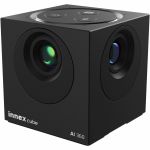 Innex CUBE 4K 360 Portable AI Smart Video Conference System with Carrying Case & Remote - 4K - 3840 x 2160 Video - CMOS Sensor - Manual Focus - 360&deg; Angle - Table Mount - Microphone