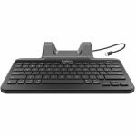 Belkin Connect USB-C Keyboard with Stand for iPad - Cable Connectivity - Compact - USB Type C Interface - Multimedia Hot Key(s) - iPadOS  iOS - Rugged - iPad  iPhone - Tactile Keyswitch