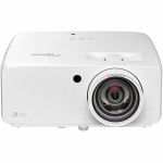 Optoma ZK521ST 3D Short Throw DLP Projector - 16:9 - Wall Mountable - White - Front - 2160p - 30000 Hour Economy Mode - 300000:1 - 5000 lm - HDMI - USB - Network (RJ-45) - Business  Edu