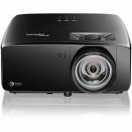 Optoma ZK521ST-B 3D Short Throw DLP Projector - 16:9 - Wall Mountable - Black - 3840 x 2160 - Front - 2160p - 30000 Hour Economy Mode - 4K UHD - 300000:1 - 5000 lm - HDMI - USB - Networ