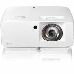 Optoma ZK431ST 3D Short Throw DLP Projector - 16:9 - Wall Mountable - White - 3840 x 2160 - Front - 2160p - 30000 Hour Economy Mode - 4K UHD - 300000:1 - 4100 lm - HDMI - Network (RJ-45
