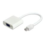 Mini DP to VGA F Adapter WhiteSupports 1920*1080P/60Hz