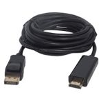 Displayport 1.2 M to HDMI M Cable 10'  Blackw/ IC 4K@30Hz