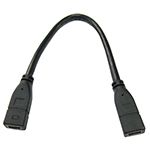 Mini Displayport F to Mini Displayport F Adapter Black