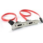 2 Port Internal SATA to eSATA Bracket 1.6'