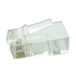 #LK-6028-Strand  8P8C Cat.6 UTP plug W/insert forStranded Cable 50 set/Bag