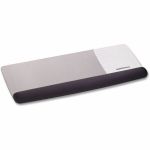 3M Gel Wristrest Platform for Keyboard and Mouse - 1in Height x 25.56in Width x 10.62in Depth - Black - Gel  Leatherette - 1 Each