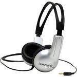 Koss UR10 Stereo Headphone - Stereo - Mini-phone (3.5mm) - Wired - 32 Ohm - 60 Hz to 20 kHz - Over-the-head - Binaural - Supra-aural - 4 ft Cable - Silver