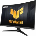 TUF VG27WQ3B 27in Class Full HD Curved Screen Gaming LED Monitor - 16:9 - Black - 27in Viewable - Fast Vertical Alignment (VA) - LED Backlight - 2560 x 1440 - 16.7 Million Colors - Adap