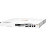 HPE Instant On 1930 24G Class4 PoE 4SFP/SFP+ 370W Switch - 24 Ports - Manageable - Gigabit Ethernet  10 Gigabit Ethernet - 10/100/1000Base-T  10GBase-X - 3 Layer Supported - Modular - 4