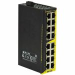 Brainboxes SW-7016 Ethernet Switch - 16 Ports - Fast Ethernet - 10/100Base-T - 3.80 W Power Consumption - Twisted Pair - DIN Rail Mountable - Lifetime Limited Warranty