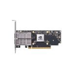 Nvidia MCX755106AS-HEAT ConnectX-7 Adapter Card 200GbE/NDR200 Crypto Disabled PCI Express 5.0 x16 2 Port(s) - Optical Fiber HHHL Bracket Height - QSFP112 - Plug-in Card