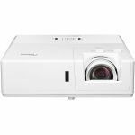 Optoma ZU607T 3D DLP Projector - 16:10 - White - High Dynamic Range (HDR) - Front  Front Ceiling - 30000 Hour Normal Mode - 300000:1 - 6500 lm - HDMI - USB - Network (RJ-45) - Gaming  L
