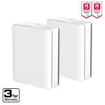 ASUS BQ16 Pro(W-2-PK) ZenWiFi BQ16 PRO Mesh Router 2 Pack Dual 10G Ports each AiMesh WiFi 7 802.11be 4G & 5G Mobile TetheringCoverage up to 8000 sq. ft