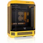Thermaltake The Tower 600 Bumblebee Mid Tower Chassis - Mid-tower - Bumblebee - Tempered Glass  SPCC - 2 x 140mm Fan(s) Installed - Mini ITX  Micro ATX  ATX Motherboard Supported - 9 x