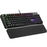 Cooler Master CK-550-GKTR1-US CK550 V2 Gaming Keyboard Red Mechanical Keyswitch RGB Backlighting USB 2.0 Gunmetal Black