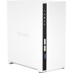 QNAP TS-233-US Tower NAS 2 bay ARM Cortex-A55 4C 2 x SATA 6Gb/s 3.5/2.5 2GB DDR4 RAM on-board 1 x GbE
