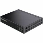 StarTech.com Unmanaged 2.5G Switch  5 Port 2.5GBASE-T Unmanaged Ethernet Switch  Din Rail | Wall Mount  Multi-Gigabit  Auto-MDIX  9K Jumbo - Support for 2.5GBASE-T - 5 port network swit