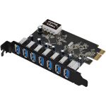 SIIG LB-US0514-S1 USB 3.0 7-Port Ext PCIe HostAdapter 7x USB 3.0 Port PCI Express 2.0 x1
