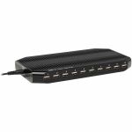 Eaton Tripp Lite Series 10-Port USB Charging Station with Adjustable Storage  12V 8A (96W) USB Charger Output - 1 Pack - 12 V DC Input - 5 V DC/2.40 A Output