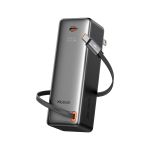 Mcdodo MC-3181 3 IN 1 10000mAh 30W
LED Display Power Bank
w/ Retractable Cable Black