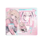 ATK Anime NANA Soft Lycra Fabric Gaming Mouse Pad, 490x420x4mm, Pink