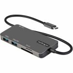 StarTech.com USB C Multiport Adapter  USB-C to 4K HDMI  100W PD Pass-through  SD/MicroSD  3xUSB 3.0  USB Type-C Mini Dock  12in Long Cable - USB-C multiport adapter (5Gbps USB 3.1 Gen 1