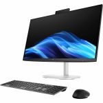 HP EliteStudio 8 AiO G1i All-in-One Computer - Intel Core Ultra 7 265 - vPro Technology - 32 GB - 1 TB SSD - 23.8in Full HD - Desktop - Pike Silver - Intel Q870 Chip - 1920 x 1080 - Win