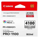 Canon Lucia PRO II PFI-4100 Original Inkjet Ink Cartridge - Gray - 1 / Pack - 80 mL