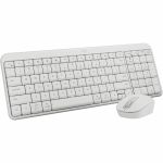Logitech 920-013511 MK250 Bluetooth Wireless Mouse and Keyboard Combo Off White