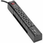 Eaton Tripp Lite Series Protect It! Surge Protector with 6 Rotatable Outlets  8 ft. (2.43 m) Cord  1080 Joules  2xUSB Charging ports (3.4A) - 6 x NEMA 5-15R - 1800 VA - 1080 J - 120 V A